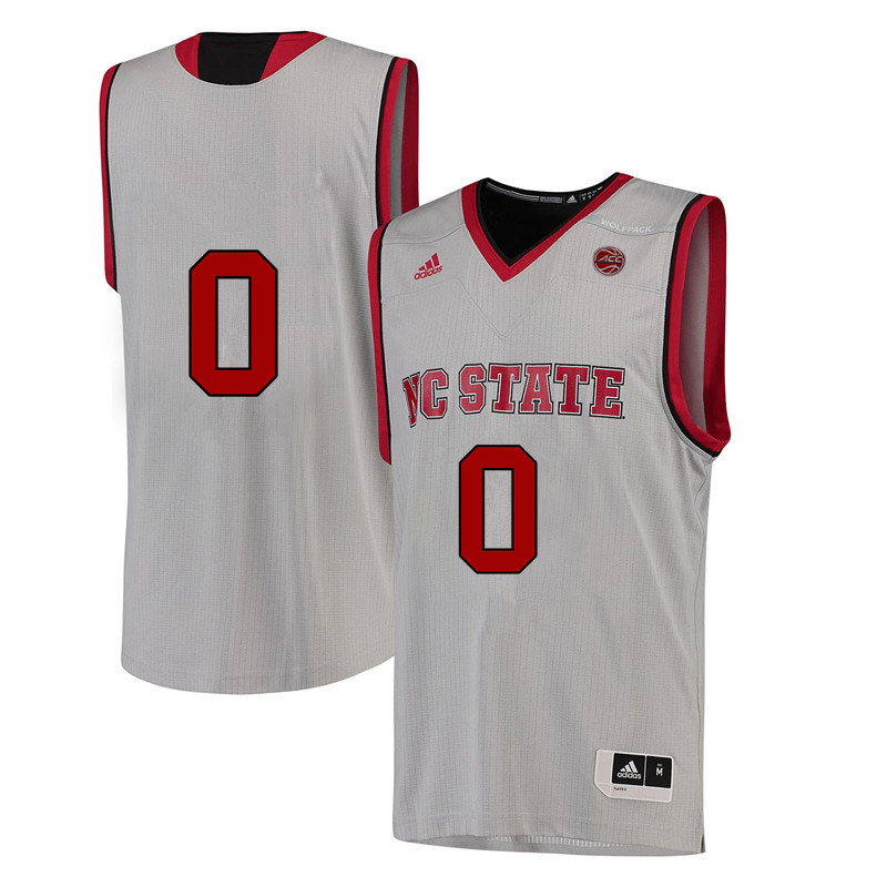 Men #0 Camille Anderson NC State Wolfpack College Basketball Jerseys-White - Click Image to Close
